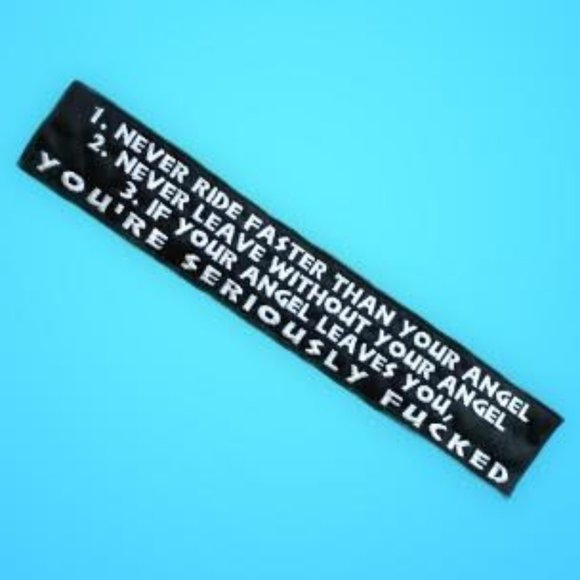 Never ride faster than your angel or leave w/o your angel, if angel leaves you.. - Picture 1 of 4